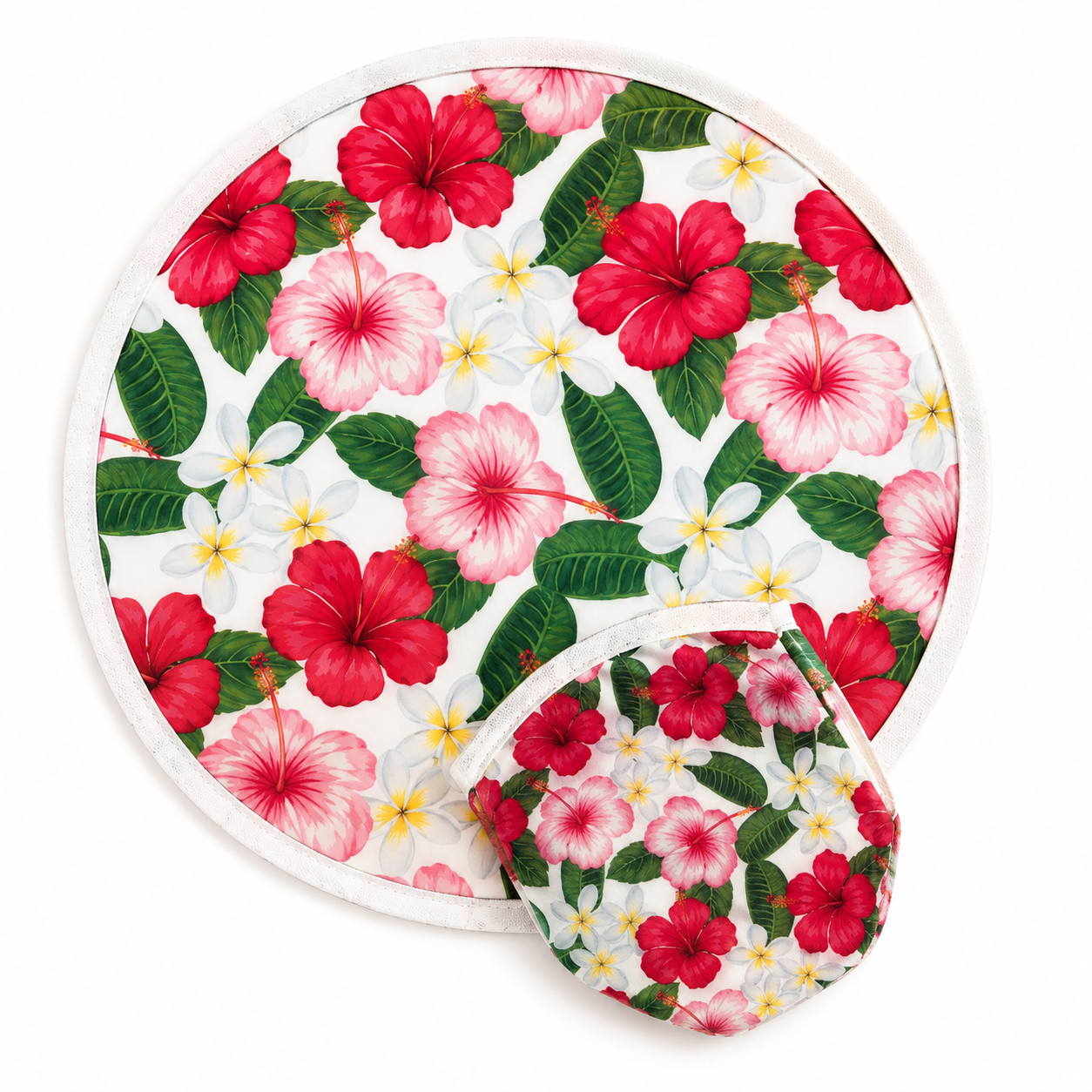Round shape hand fan