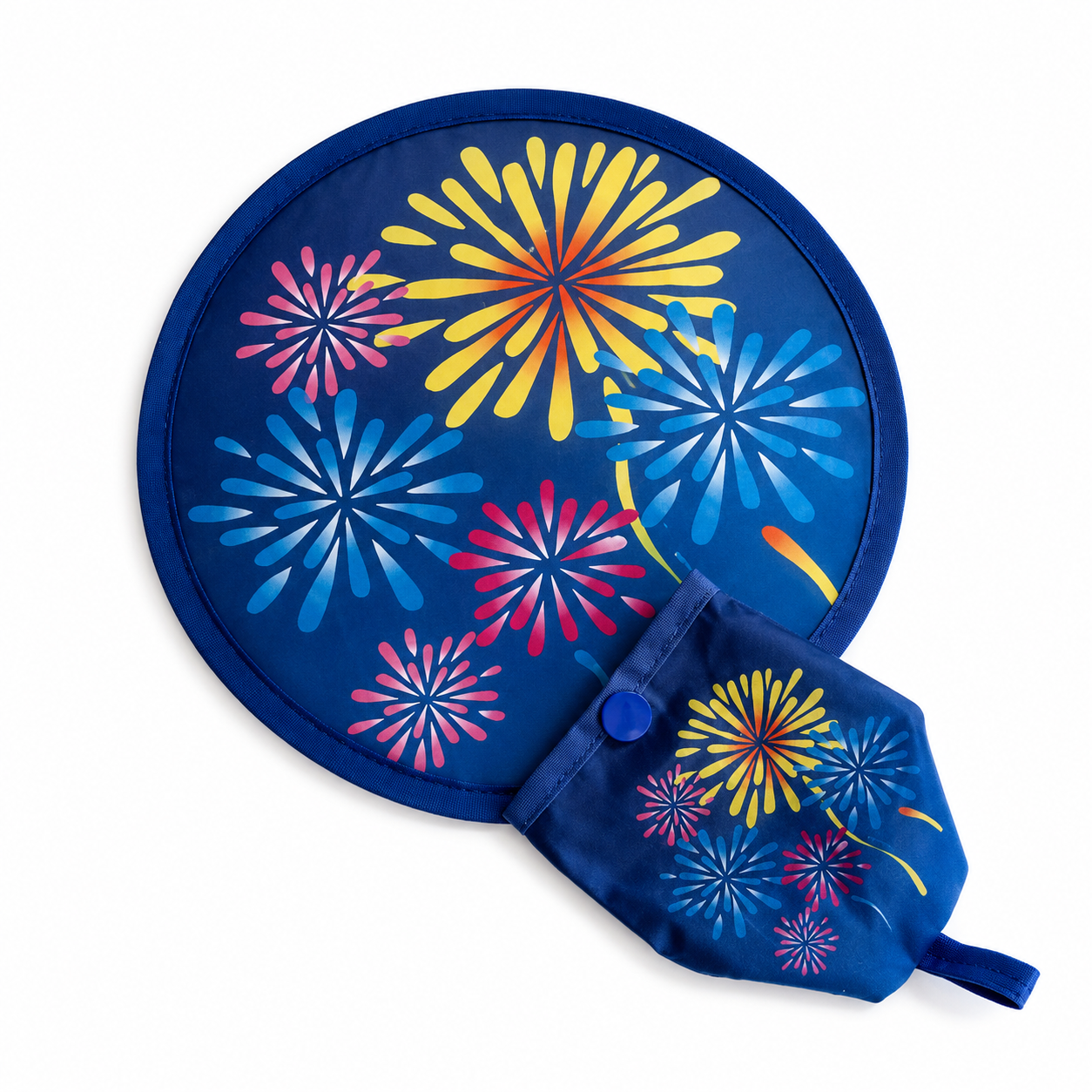 Round shape hand fan